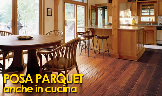 posa parquet in cucina